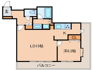 ライオンズタワ－千種(505)の物件間取画像